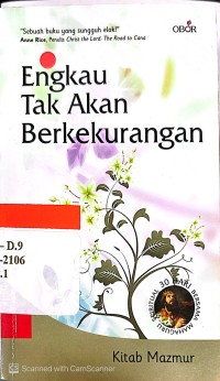 Engkau Tak Akan Berkekurangan : Kitab Mazmur