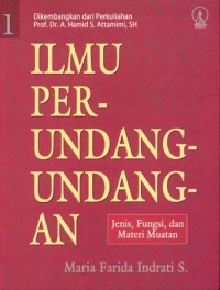 Ilmu Perundang-Undangan : Jenis, Fungsi, dan Materi Muatan