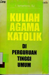 Kuliah Agama Katolik Di Perguruan Tinggi Umum